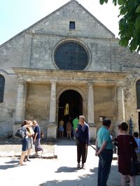Sortie de Messe à Vivières (Aisne)